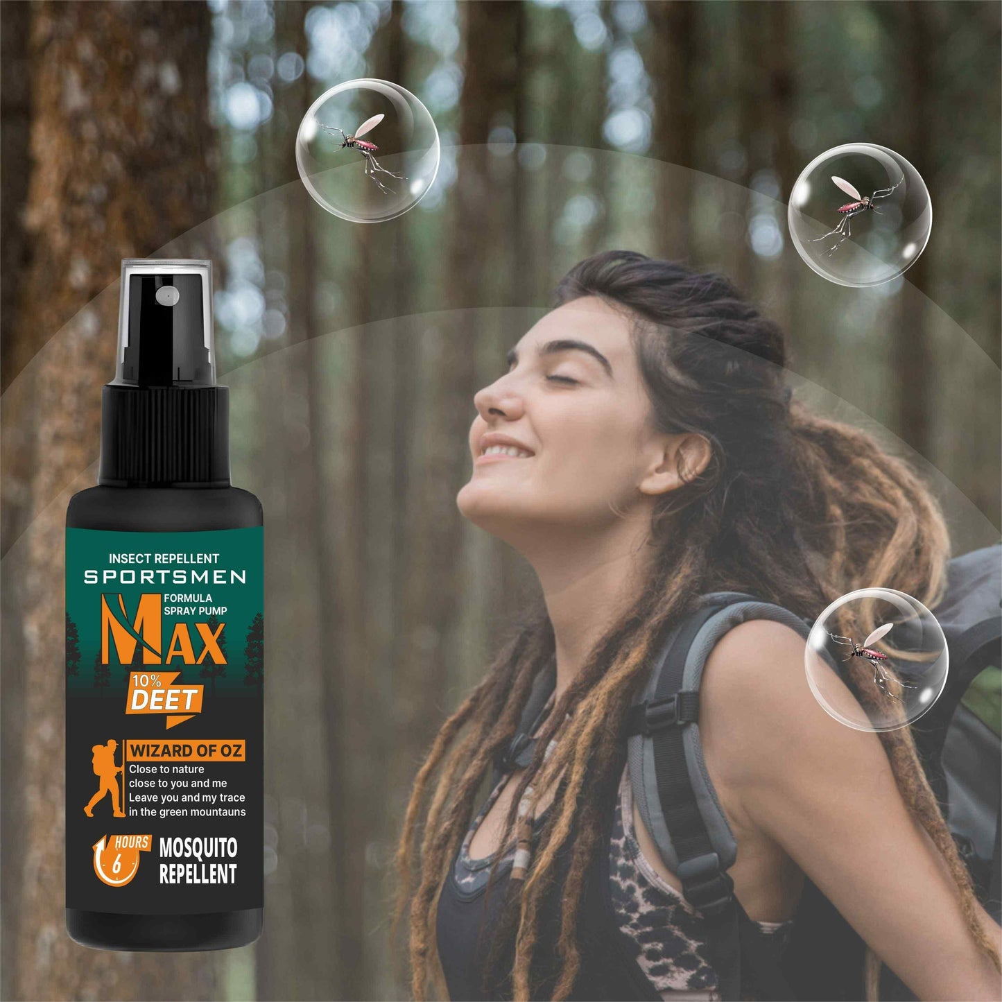 Deet Mosquito and Insect Repellent Spray (Pack of 1)